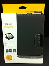 Targus iPad 4 iPad 3 2 Vuscape Folio Flip Book Case w Stand Cover Charcoal Gray picture