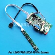 For LTN156AT30-H01/T01 1366x768 LVDS-40 Pin Laptop HDMI+VGA Controller Board Kit picture