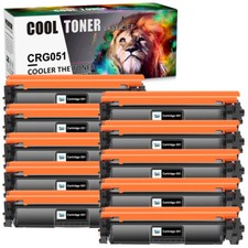10PK CRG-051 Black Toner Cartridge for Canon imageCLASS LBP162dw MF269dw MF264dw picture