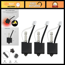 3 Pack Hardened Steel Hotend Kit for 3D Printers - 0.2MM, 0.4MM, 0.6MM Nozzles, picture