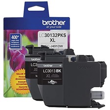 Brother Genuine LC30132PKS 2-Pack High Yield Black Ink Cartridges picture