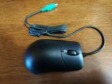 iONE Lynx Ki Mouse Black Scroll Wheel Mechanical  PS2 Wired 3 buttons  m-3 picture