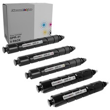 5PK COLOR BLACK for Canon GPR-31 GPR31 Laser Toner Cartridge C5235A C5240 C5240A picture