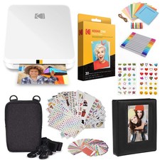 Kodak Step Slim Instant Mobile Photo Printer - Kit: 20 Pack Zink 2x3, White picture