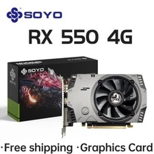 Graphics Card SOYO AMD Radeon RX550 4GB GPU GDDR5 14nm HDMI Desktop picture