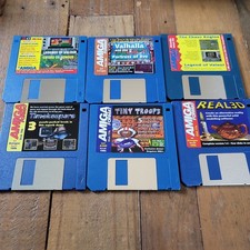 1996 AMIGA Format Computing Games Demos PC Wise 6, 3 1/2