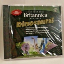 Encyclopedia Brittanica Profiles Dinosaurs Win 98/2000 and Mac 10.1 Software CD picture