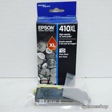 Sealed in OB-Epson 410XL High Capacity Photo Black Ink Cartridge Exp. 10/2027 picture