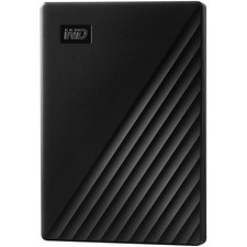 WD My Passport WDBYVG0010BBK-WESN 1 TB Portable Hard Drive - External - Black picture
