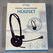 Vibe 3.5mm Plug-In Mono Headset With Swivel Microphone New In Box picture