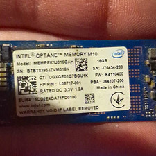 Intel Optane Memory M10 16GB NVMe M.2 Internal SSD MEMPEK1J016GAH picture