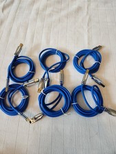 Monster USB 3.0 A Male to B Male Cable Blue Lot of 6 picture