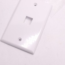 1 Port Keystone Faceplate White 1 Gang XFPOP_00470 picture