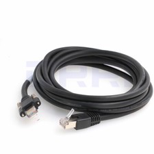 GigE Ethernet Cat 6 S/STP DrC RJ-45 Horizontal Locking Screws Cable for basler picture