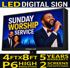 4' x 8' P6 HD Double-Sided Outdoor LED Digital Billboard Advertising Display picture