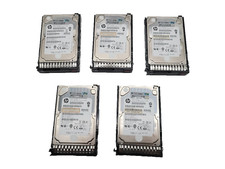 Lot of 5 HP 900GB 10K 6Gb 2.5