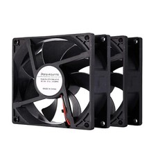 2 Pack 90mm 92mm 12V DC Computer PC Fan 2 Wire 3pin Cooling Fan for Computer ... picture
