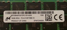 Lot of 4x16GB MICRON MTA36ASF2G72PZ MICRON 2RX4 PC4-2133P DDR4 SERVERVER MEMORY picture