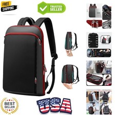 Slim and Expandable 15 15.6 16 Inch Laptop Backpack Anti Theft Business Trave... picture