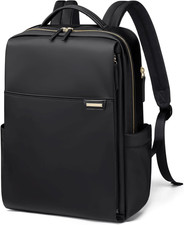 Laptop Backpack for Women Waterproof Casual Daypack 16 Inch Black picture