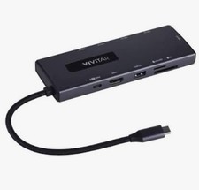 NEW - Vivitar 10-in-1 Universal Hub, USB C, HDMI, Charging, Card Reader picture