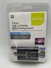 IOGEAR GUB211 2-Port USB 2.0 Printer Auto Sharing Switch New Sealed picture