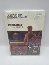 Atari ST Scholastic Series Biology Volume 1 1987 DS5068 New Sealed Computer Game picture