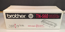 Genuine Brother TN-560 Black Toner Cartridge Box HL-1650 MFC-8420 picture