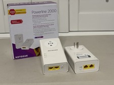 NETGEAR Powerline 2000 PLP2000 2-Pack Extra Outlet 2 Port Gigabit Tested In Box picture
