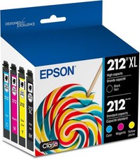 Epson 212XL T212XL-BCS Genuine CMYK 4-Pack High Yield XP-4100  picture