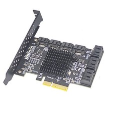 PCI-E X4 X8 X16 To 6 Port SATA3.0 Expansion Card Adapter For ASMedia ASM1166 d picture