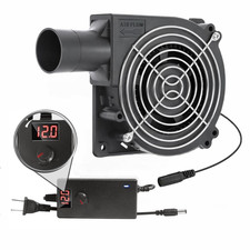Whtech 120Mm X 32Mm Blower Fan with LED Voltage Display Speed Controller, 110V picture