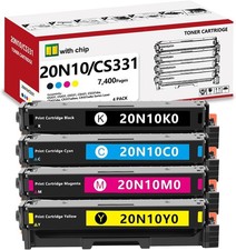 20N10 Toner Cartridges 4-Pack Compatible Lexmark CS331 CS431 CX331 CX431 Series picture