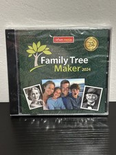 New Family Tree Maker 2024 CD-ROM Software Ancestry Family Windows & Mac picture