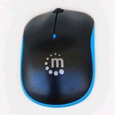 Manhattan Curve Wireless Optical Mouse (Blue Black) picture