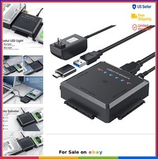Hard Drive Reader SATA IDE USB 3.0 Adapter for 2.5 3.5 HDD SSD One Touch Clone picture