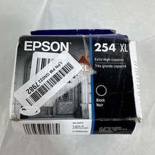Genuine Epson 254XL Black Ink WorkForce WF-7610 WF-7620 WP-7110 New 03/2028 picture