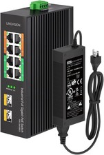 LINOVISION Industrial 8-Port Gigabit PoE Switch with 4 BT 90W PoE++ Ports picture