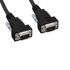 KNTK 100' Plenum Rated SVGA Video Cord 28AWG CMP HD15 15Pin In-Wall Installation picture