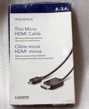 INSIGNIA THIN MICRO HDMI CABLE (8FT / 2.4M) - NS-PG08591-C picture