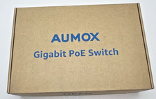 AUMOX SG518P 18 Port Gigabit PoE Switch 16 PoE 2 Uplink 250W Open Box picture