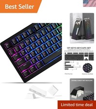High-Quality XVX Doubleshot PBT Keycap Set - 137 Keys, Shine Through Design picture