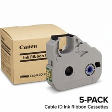 Canon RC-TU150B Ink Ribbon Cassette 5079C001 Black for MK3000 MK5000 150m 5 Pcs picture