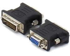15 PACK - DVI Male to VGA Female Adapter DVI-I 24+5 Port Converter picture