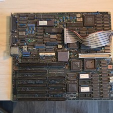 Vintage NEC Industrial ISA Backplane Motherboard PCB w/ Chips & ROMs. picture