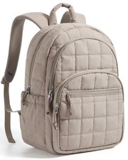 BAGSMART College Laptop Backpack, Travel Backpack Standard 15.6 Inch, Camel picture