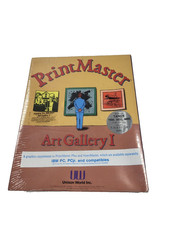 FACTORY SEALED PrintMaster Art Gallery I 1985 IBM PC Tandy DOS 5.25