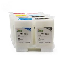 12 Empty Refillable ipf 6300 ipf 6400 ipf 6450 PFI-106 Ink cartridges ARC CHIP picture