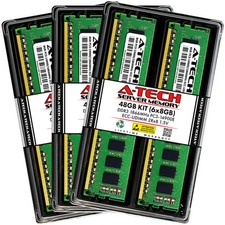 A-Tech 48GB 6x 8GB PC3-14900E ECC Unbuffered DDR3 1866MHz DIMM Server Memory RAM picture