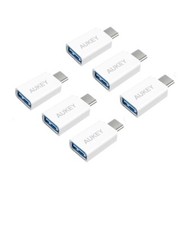 Aukey CB-A1 USB 3.0 A to C Adapter (6-Pack) CB-A1 White picture